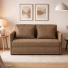 Sofá-Cama Casal Linho Charlie 152CMX90CM