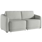Sofá Cama Casal para Sala 216cm Polska K04 Linho Cinza - Mpozenato