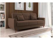Sofá Cama Casal Premium 3 lugares com Baú 2,08 larg Pamela Matrix