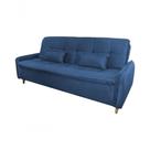 Sofá Cama Casal Reclinável Donna Azul Light