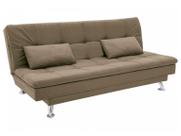 Sofá-cama Casal Reclinável Suede Linoforte Yasmin