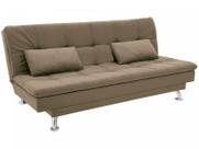 Sofá-cama Casal Reclinável Suede Linoforte Yasmin