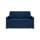 Sofá Cama Castor Casal Salerno Max Suede Azul