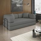 Sofá Cama Colchão Casal Compactair Confortável Sala Balaqui