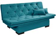 Sofá Cama Com Baú em Suede Valentim