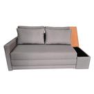 Sofá Cama com Tampo Baú Lado Direito e USB Tecido Acquablock 180cm