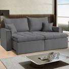 Sofá Cama Dallas 210 Cm sem Caixa Veludo