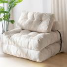 Sofá-Cama Dobrável MAXYOYO 85x190cm Bege com Travesseiro