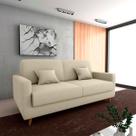 Sofá Cama Emília 2 Lugares 190cm Bege Matrix