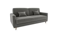 Sofá Cama Emília 2 Lugares 190cm Cinza Matrix
