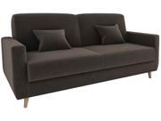 Sofá Cama Emília 2 Lugares 190cm Marrom Matrix