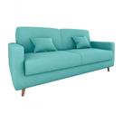 Sofá Cama Emília 2 Lugares 190cm Veludo Verde Menta Matrix