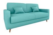 Sofá Cama Emília 2 Lugares 190cm Verde menta Matrix