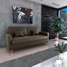 Sofá Cama Emilia Turkey Marrom F444 - Matrix