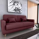 Sofá Cama Emilia Veludo Rose E431 - Matrix