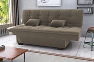 Sofá Cama Esmeralda Veludo Cappuccino E434 - Matrix