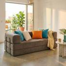 Sofá Cama Flowin Retrátil Modular Inflow Cotelê Cinza Vem Na Caixa Compacto Para Sala Apartamento Sofá Cama Flowin Retrátil Modular Inflow Cotelê Cinza Vem Na Caixa Compacto Para Sala Apartamento