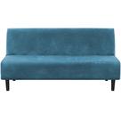 Sofá-cama futon Cover H.VERSAILTEX Real Velvet azul pavão