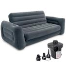 Sofá cama inflável intex 2 lugares sup até 200kg 2,03 x 2,31 x 0,66m