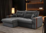 Sofá-cama Ipanema 3 Lugares Linho Cinza 200cm