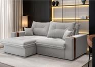 Sofá-cama Ipanema 3 Lugares Linho Cru 200cm Sofá-cama Ipanema 3 Lugares Linho Cru 200cm