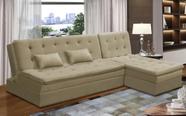 Sofá Cama King 5 Lugares 2,70 Amélia Suede