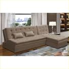 Sofá Cama King 5 Lugares 2,70m Agnes Suede Rover & Beato Sofá Cama King 5 Lugares 2,70m Agnes Suede Rover & Beato