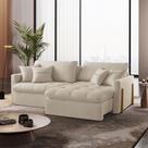Sofá Cama Lisboa 220cm Braço 10cm Retrátil e Reclinável Meu Sofá Online Sofá Cama Lisboa 220cm Braço 10cm Retrátil e Reclinável Meu Sofá Online