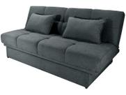 Sofá-cama Lugares Retrátil com Baú Reclinável Veludo Sany