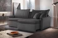 Sofá cama Madri Retrátil e Reclinável 260cm Movenzo Estofados