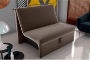 Sofá Cama Malu Veludo Marrom C426