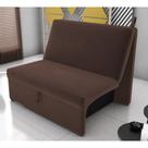 Sofá Cama para Descanso Alice Suede Marrom Sofá Cama para Descanso Alice Suede Marrom