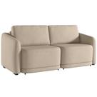 Sofá Cama para Sala de Estar 2 Lugares 176cm Montserrat K01 Linho Bege - Lyam Decor