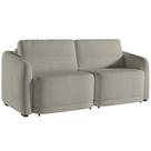 Sofá Cama para Sala de Estar 3 Lugares 236cm Montserrat K01 Bouclê Bege - Lyam Decor Sofá Cama para Sala de Estar 3 Lugares 236cm Montserrat K01 Bouclê Bege - Lyam Decor