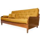 Sofá Cama Paris Acquablock Amarelo Madeira Nobre Sofá Cama Paris Acquablock Amarelo Madeira Nobre