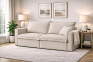Sofá Cama Paris Casal Retrátil e Reclinável 1,80m em Linho Sofatec Sofá Cama Paris Casal Retrátil e Reclinável 1,80m em Linho Sofatec