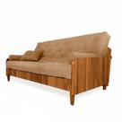 Sofá Cama Paris II Ripado Acquablock Madeira Maciça Natural