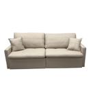 Sofá Cama Portinari 4 Lugares Retrátil e Reclinável 220cm Tecido Linho Innove Cor Cru Sofá Cama Portinari 4 Lugares Retrátil e Reclinável 220cm Tecido Linho Innove Cor Cru