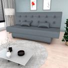 Sofá Cama Reclinável 3 Lugares Laila