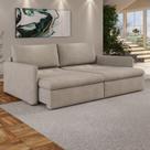 Sofá Cama Retrátil 260cm 04 Lugares Resplendor