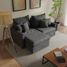 Sofá Cama Retrátil e Reclinável 200cm Colibri CabeCasa MadeiraOriginals Cinza Grafite Sofá Cama Retrátil e Reclinável 200cm Colibri CabeCasa MadeiraOriginals Cinza Grafite
