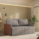 Sofá Cama Retrátil e Reclinável 3 Lugares 180cm Jequitibá CabeCasa MadeiraOriginals Caramelo/Capuccino