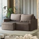 Sofá-cama Retrátil e Reclinável 3 Lugares Bipartido 246cm Masaya Yescasa