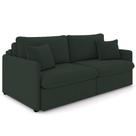 Sofá Cama Retrátil Para Sala de Estar 174cm Una K01 Veludo Verde Musgo - Lyam Decor