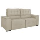 Sofá Cama Retrátil Sala Vicenza 210cm Bouclé