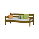 Sofá Cama Riber para 3 Lugares Imbuia Nemargi Sofá Cama Riber para 3 Lugares Imbuia Nemargi