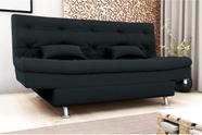 Sofá Cama Salomé Veludo Preto E451 - Matrix