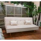 Sofá Cama Silver 3 Lugares Reclinável 1,92 Material Sintético Bege Speciale Home