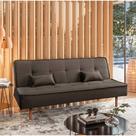 Sofá Cama Silver 3 Lugares Reclinável Suede Marrom 1,92 - Star Confort