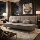 Sofá Cama Silver Linho Carvalho 1,92 - Star Confort